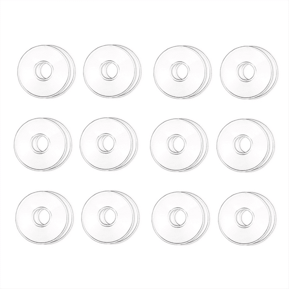 Glass Bobeches for Candlestick Holders, 12 Pcs Candle Drip Protectors Rings Tapers, Ca pwm25