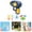 A01# Dark Blue, variant on Cat Fetch Toy, 2026 Interactive Light-Up Flying Disc Launcher & Fetch Toy for Cats, Cat Toy Propeller Launcher for Training & Hunting, Cat & Kitten Toy with Colorful Flying Propellers,Dark Blue