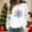 #158-White, variant on Craaazy Women's Christmas Printed Long Sleeve Top Warm Crewneck Christmas Sweaters Gifts
