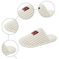thumbnail image 4 of Gubotare Slip On Slippers for Women Women's Plush Scuff Slippers Size 6 (Beige,6), 4 of 6