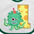 thumbnail image 4 of Inktastic Monster 1st Birthday Boys or Girls Baby Bib, 4 of 4