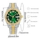 thumbnail image 5 of Reloj de cuarzo para hombre, relojes de moda para hombre, reloj de acero inoxidable, informal, de pulsera, de cristal, 5 of 5