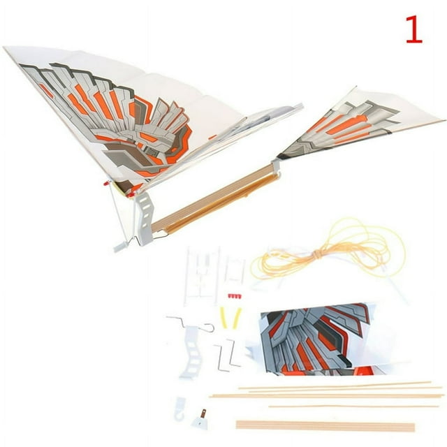 18Inches Bamboo imitate birds assembly flapping wing flight plane toy