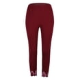 thumbnail image 4 of QHFBli Moisture - Wicking Women's Yoga Pants Legging Women's Elastic Waist Print Leggings for Yoga Running Fitness Workout and Sport Activities Mid, 4 of 5