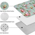 thumbnail image 5 of Pioneer Flower Floral Print Pattern Bathroom Rugs Sets 3 Piece,Toilet Cover Set,Absorbent Non Slip Bathroom Mats Sets with U-Shaped Contour Rug Toilet Rug Set, 5 of 5
