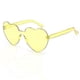 thumbnail image 1 of Heart Shaped Sunglasses Love Heart Glasses Candy Colors Rimless, 1 of 1