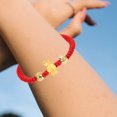 thumbnail image 3 of CIMAXIC Chinese New Year Bracelet Rabbit Hand Rope Year Of The Rabbit Red Bracelet String Bracelet,3.94"X0.47"X0.2", 3 of 5