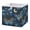 Butterflies And Moon, variant on Fabric Open Basket Bins Foldable Storage Basket 2 Sizes Available Purple