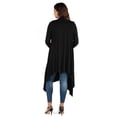 thumbnail image 4 of Maternity Long Open Front Cascading Cardigan, 4 of 4