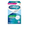 thumbnail image 1 of Bastones limpiadores de dentaduras Corega Rapid 66 tabletas, 1 of 8
