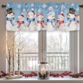 thumbnail image 6 of PYURTEP Christmas Curtains, Holiday Print Kitchen Curtain, Decorative Valance Short Curtains for Christmas Kitchen Window, 55.12 x 17.71 inch, 6 of 6