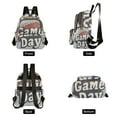 thumbnail image 4 of FORMRS Mini Backpack Purse for Women Travel Daypack Casual Shoulder Bag, Gray Game Day, 4 of 7