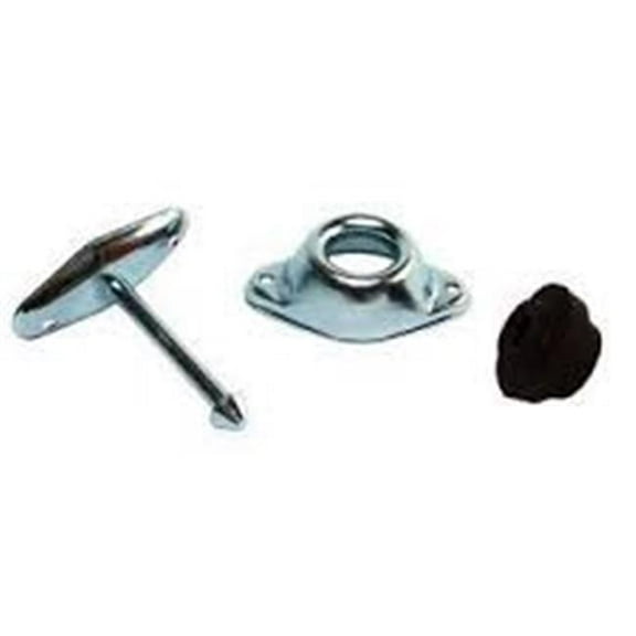 3 in. Entry Door Holder - Metal Plunger