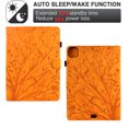thumbnail image 2 of GSFY Case for 2024 iPad Air 11 Inch 6th Gen (M2), Smart PU Leather Wallet Stand Protective Shell Auto Sleep Wake for iPad Air 11 6th/ iPad Air 10.9 4th &5th/ iPad Pro 11 (2018-2022), Orange TREE, 2 of 8