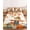 Light apricot, variant on Twin XL Size Fitted Sheet Set - Fall Scarecrows 2 Piece Bedding Sets 16" Deep Pocket Fitted Sheet with 1 Pillowcases, Thanksgiving Autumn Pumpkins Leaves Beige Brushed Microfiber Hotel Bed Sheets