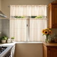 thumbnail image 1 of EGNMCR Rideau de Douche, Rideaux Occultants Impression 2D Rideau Court de Cuisine Rideau de Décoration de Cuisine Lavable Demi-Rideau de Fenêtre pour Fenêtre de Cuisine Rideau Imperméable Filtrant la Lumière pour Maison Petits Rideaux, 1 of 7