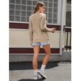 thumbnail image 4 of Women's Off The Shoulder Sweaters Cute Fall Tunic Tops Knitted Pullover Sweater, 4 of 7