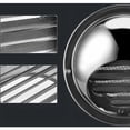 thumbnail image 3 of Rejilla de ventilación redonda Campana Rejilla de ventilación Conducto Ventilador de aire Rejilla de ventilación de acero inoxidable con red antiinsectos 100 mm 1 pieza WHWY, 3 of 5