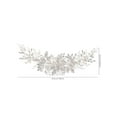 thumbnail image 2 of Flower Bridal Hair Combs Pearl Crystal Bride Wedding Hair Accessories Rhinestone Hair Piece Headpieces for Bride Bridesmaid Wedding Women and Girls (S8735 Silver), 2 of 4