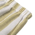 thumbnail image 5 of OSOLU Children Girls Pants Summer Striped Casual Bottoms Flared Wide Leg Breathable Lightweight Everyday Casual Wear Travel Classic Trousers, 5 of 9