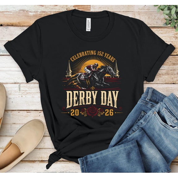 Vintage Racing Horse Graphic T-Shirt Size S-5XL