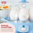 thumbnail image 4 of Rise By Dash Egg Cooker: 7 Egg Capacity Electric Egg Cooker for Hard Boiled Eggs, Soft Boiled Eggs, Poached Eggs with Auto Shut Off Feature - Blue, 4 of 5