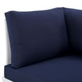 thumbnail image 5 of Modway Harmony Sunbrella® Outdoor Patio All Mesh Corner Chair in White Navy, 5 of 7