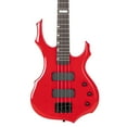 thumbnail image 3 of Glarry Electric Bass Guitar 4 String Burning Fire Style Guitar for Beginner,Red, 3 of 10