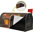 thumbnail image 4 of Glowing Christmas Tree Mailbox Covers Magnetic Winter Xmas Fireplace Mailbox Cover Wraps Standard Size 18"X21" Post Letter Box Cover Garden Decorations, 4 of 6