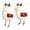 E, variant on Qjidjing 2Pcs Christmas Tree Ornaments, Xmas Hanging Pendants, Festive Hanging Accessory, for Christmas Tree, Home Wall, Holiday Party Decor