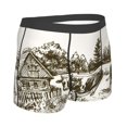 thumbnail image 3 of Daiia Cows Grazing On The Meadow Men's Underwear Boxer Briefs, Cotton Stretch Moisture-Wicking Underwear-Large, 3 of 9