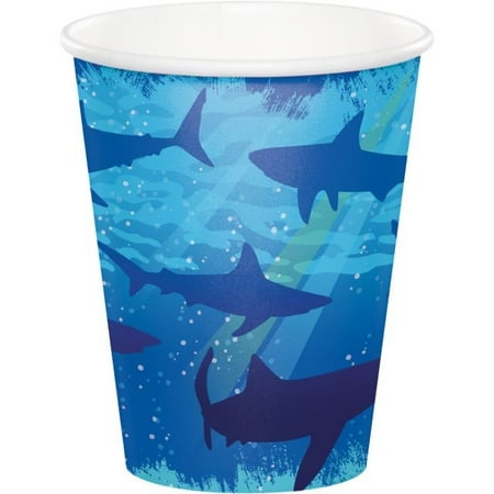 - Party Creations Shark Splash Hot/Cold Cups, 9 Oz, 8 Ct
