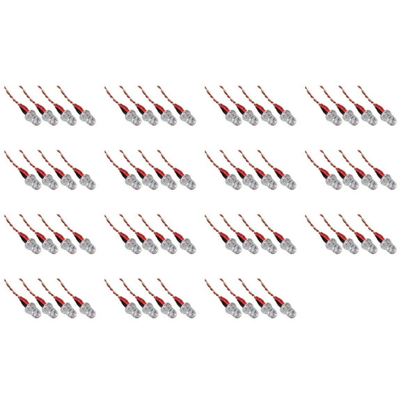 HobbyFlip 3.7v Red LED Lights Set Night Flying Red LED (H107C-a33) Compatible with Hubsan X4 H107L 15 Pack