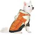 Goofa Four Cats Watching Rain Pattern Small Dog Sweater Hoodies Pet