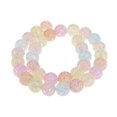 thumbnail image 1 of 30 cuentas sueltas redondas de piedras preciosas de cristal multicolor de 12 mm para joyería, 1 of 9
