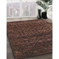 thumbnail image 3 of Ahgly Company Machine Washable Indoor Rectangle Contemporary Chestnut Brown Area Rugs, 5' x 8', 3 of 7