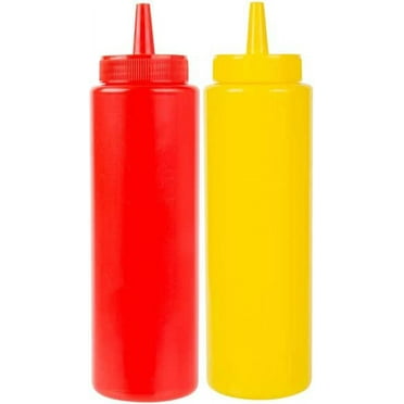 Cheers.US 4 Pcs Mini Ketchup Bottle Honey Mustard Squeeze Bottles ...