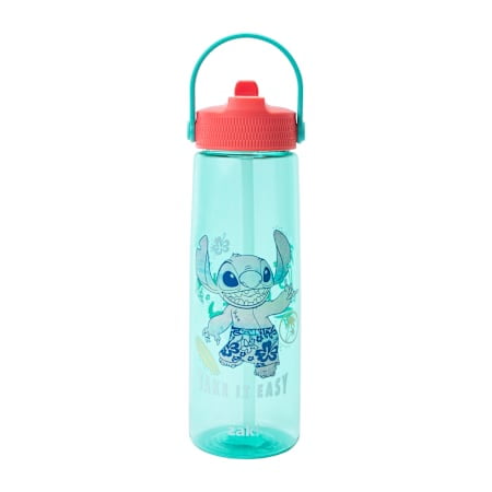 Zak! Disney Stitch Flip Sip Hydration Bottle 30oz - PINK