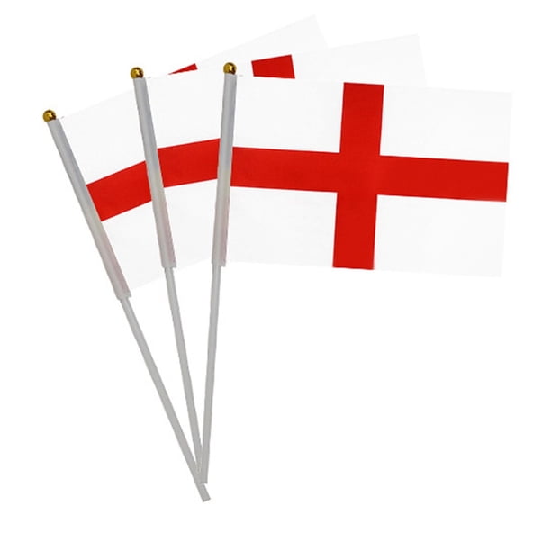 ¡Campaña con descuento!Bandera impresa para agitar a mano, 1/5PS, con patrón de doble cara en asta, bandera impresa, bandera de sujeción de tamaño pequeño