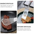 thumbnail image 2 of 3-Piece Stainless Steel Cooking Spatula Set for Healthy Cooking, Camping, Pancakes, Griddle Use, Metal Kitchen Utensils, 2 of 6