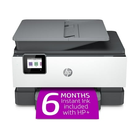 HP OfficeJet 9025e All-in-One Wireless Color Inkjet Printer - 6 months free Instant Ink with HP+