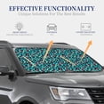 thumbnail image 4 of Fotbe Leopard 1 Juego de 2 Piezas de Parasoles para Parabrisas | Bloqueador Solar para Auto | Accesorios Plegables para Protección Solar Interior-Medium, 4 of 6