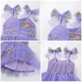 thumbnail image 5 of IDOPIP Toddler Baby Girls Tutu Dress Birthday Party Princess Dresses Floral Sequin Tulle Sundress for 6M-6Y, 5 of 8