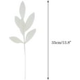 thumbnail image 3 of 15PCS Artificial Glitter Leaves Fake Plants Flower Branches Leaf Christmas Tree Picks Sparkling Fillers Sprays for Halloween Xmas Wreath Garland DIY Crafts Home Arrangement Decor, 3 of 3