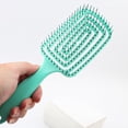 thumbnail image 4 of letairis Large Curved Comb Hair Styling Comb Comb Hollow Massage Comb Portable Long Green, 4 of 8