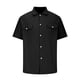 thumbnail image 2 of Camisas de Manga Larga para Hombres Color Sólido Hueco Fuera de Poliéster, Casual Turndown Collar Blusa para Al Aire Libre, Diario Y Uso de la Moda, 2 of 5