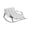 White, variant on Leumius Oversized Rocking Chair Accent Chair,Modern Leather Upholstered Gliding Chair Boucle Reclining Chair for Living Room,Bedroom,White