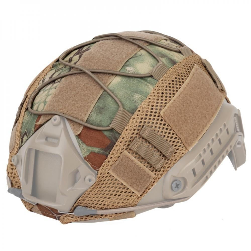 Tactical Airsoft Helmet Camouflage Cover for Ops-Core FAST PJ Helmet Headwear 