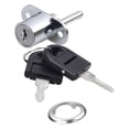 thumbnail image 4 of 3x Cerradura de émbolo de Empuje para Gabinete, Cerradura de Triple Cajón, Cerradura de émbolo de Gabinete, Cerradura de émbolo de Aleación de Zinc Pa 3 piezas, 4 of 10