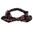 thumbnail image 4 of Diademas con lazo para mujer, estampado Floral Vintage, Orejas de conejo, envoltura elástica para la cabeza, bonitos accesorios para el cabello trenzados, paquete de 6 Ormromra ZJWJ719, 4 of 8